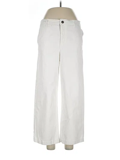 Pre-owned Ella Moss Casual Pants In White
