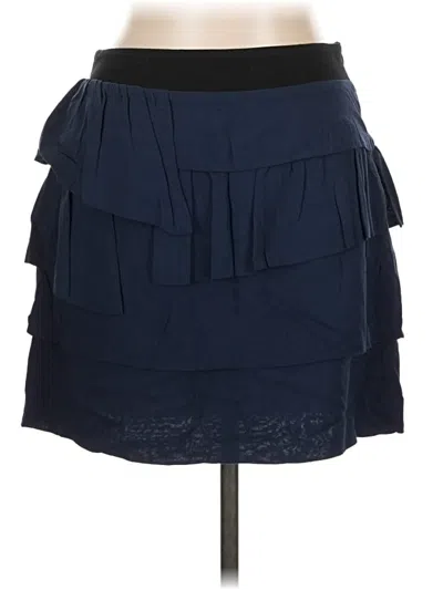 Pre-owned Ella Moss Casual Skirt In Blue