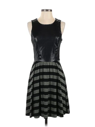Pre-owned Ella Moss Cocktail Dress In Black