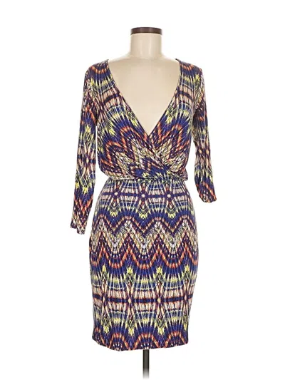 Pre-owned Ella Moss Cocktail Dress In Blue