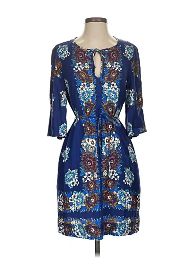 Pre-owned Ella Moss Cocktail Dress In Blue