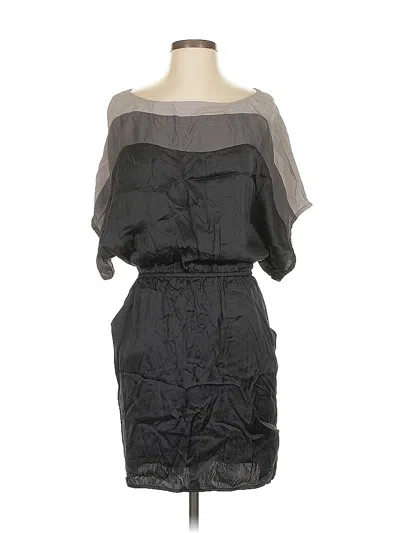 Pre-owned Ella Moss Cocktail Dress In Gray