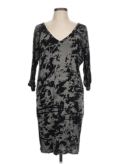 Pre-owned Ella Moss Cocktail Dress In Gray