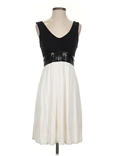 Pre-owned Ella Moss Cocktail Dress In Ivory