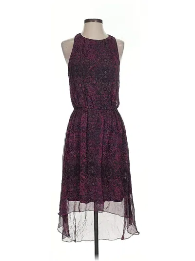 Pre-owned Ella Moss Cocktail Dress In Purple