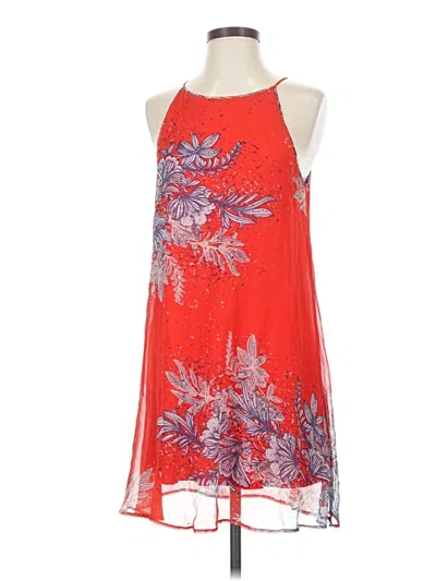 Pre-owned Ella Moss Cocktail Dress In Red