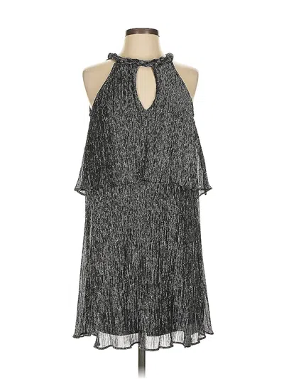 Pre-owned Ella Moss Cocktail Dress In Silver