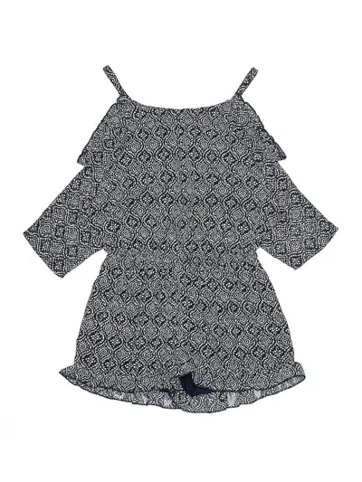 Pre-owned Ella Moss Kids' Dress In Gray