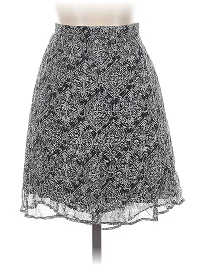 Pre-owned Ella Moss Formal Skirt In Black