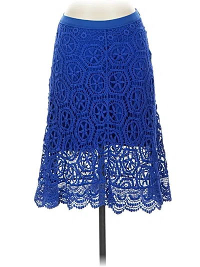 Pre-owned Ella Moss Formal Skirt In Blue