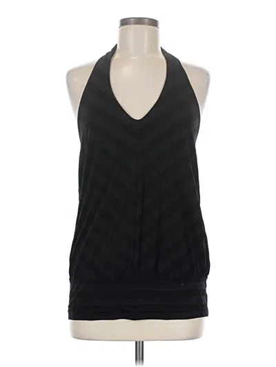 Pre-owned Ella Moss Halter Top Black Halter Neckline Tops