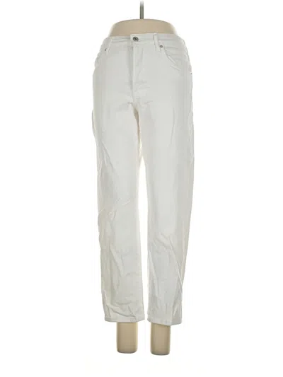 Pre-owned Ella Moss Jeans In Ivory