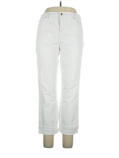Pre-owned Ella Moss Jeans In Ivory