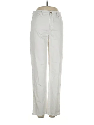 Pre-owned Ella Moss Jeans In Ivory