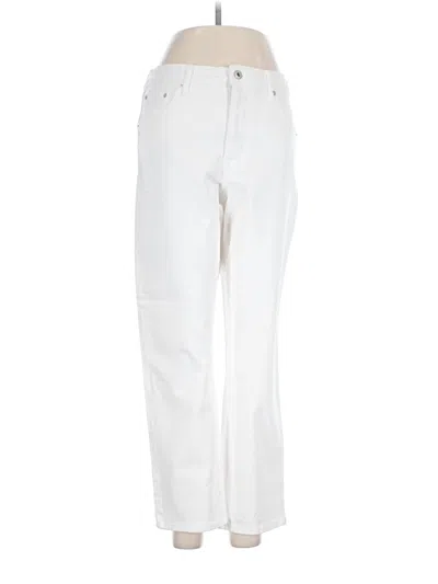 Pre-owned Ella Moss Jeans In Ivory