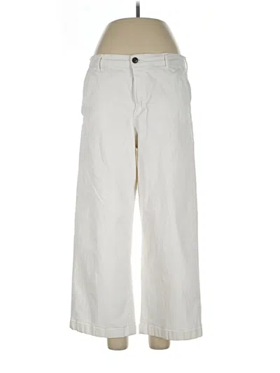 Pre-owned Ella Moss Jeans In Ivory