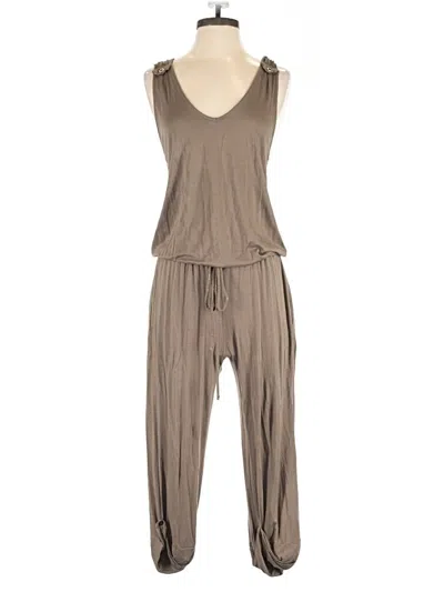 Pre-owned Ella Moss Jumpsuit In Brown