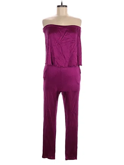 Pre-owned Ella Moss Jumpsuit In Purple