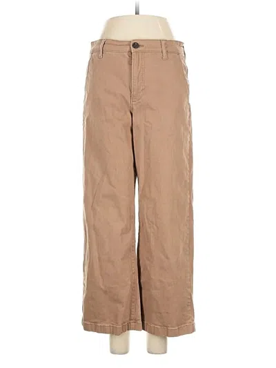 Pre-owned Ella Moss Khaki Pant In Brown