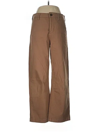 Pre-owned Ella Moss Khaki Pant In Brown