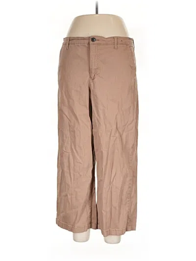 Pre-owned Ella Moss Khaki Pant In Brown