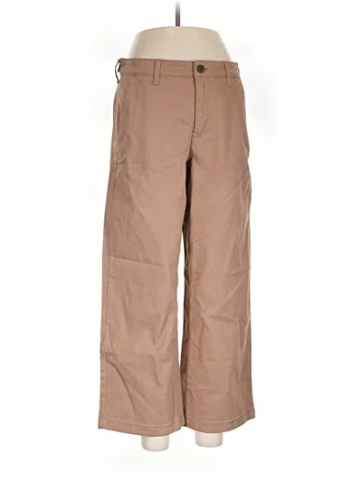 Pre-owned Ella Moss Khaki Pant In Tan