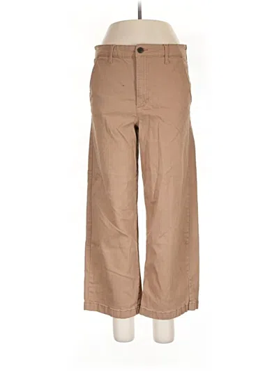 Pre-owned Ella Moss Khaki Pant In Tan