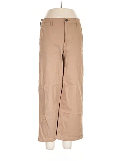 Pre-owned Ella Moss Khaki Pant In Tan
