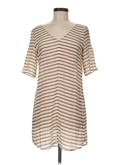 Pre-owned Ella Moss Kimono In Tan