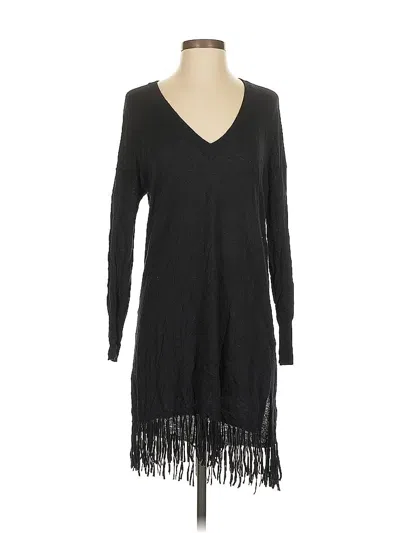 Pre-owned Ella Moss Pullover Sweater In Black