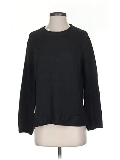 Pre-owned Ella Moss Pullover Sweater In Black