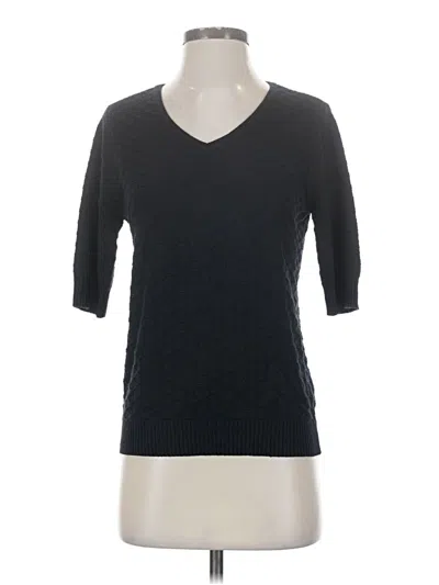Pre-owned Ella Moss Pullover Sweater In Black