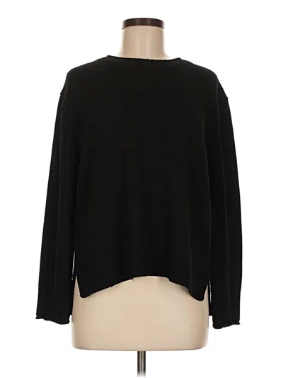 Pre-owned Ella Moss Pullover Sweater In Black
