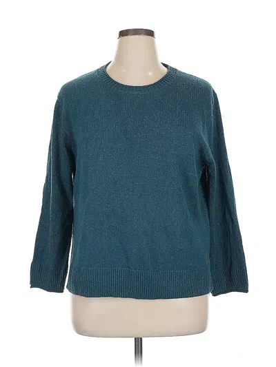 Pre-owned Ella Moss Pullover Sweater In Blue