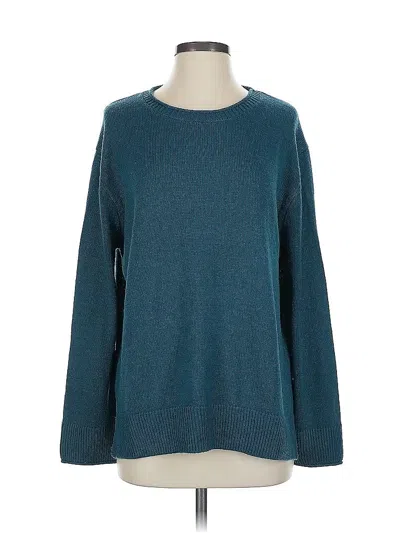 Pre-owned Ella Moss Pullover Sweater In Blue