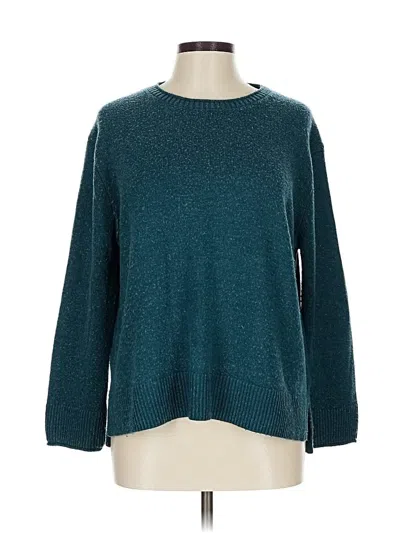 Pre-owned Ella Moss Pullover Sweater In Blue
