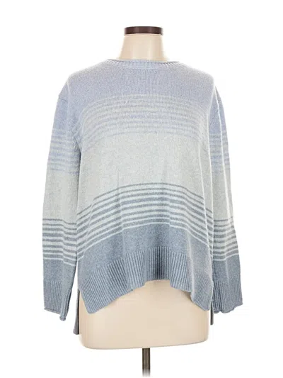 Pre-owned Ella Moss Pullover Sweater In Blue