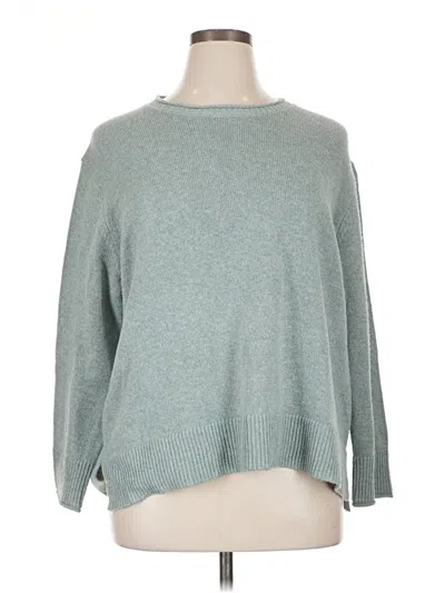 Pre-owned Ella Moss Pullover Sweater In Blue