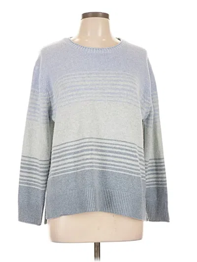 Pre-owned Ella Moss Pullover Sweater In Blue
