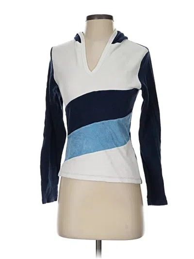 Pre-owned Ella Moss Pullover Sweater In Blue