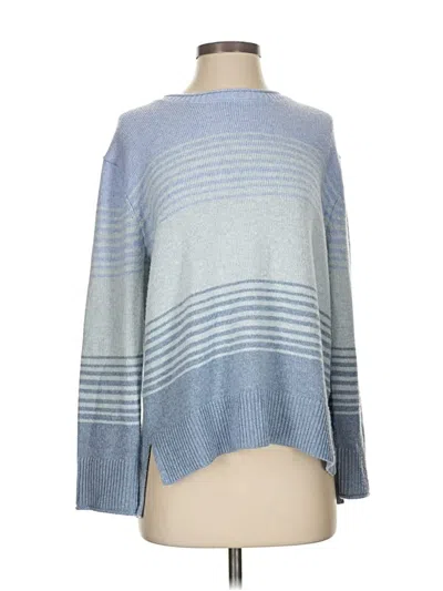 Pre-owned Ella Moss Pullover Sweater In Blue