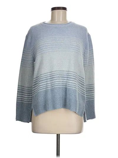 Pre-owned Ella Moss Pullover Sweater In Blue