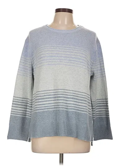 Pre-owned Ella Moss Pullover Sweater In Blue