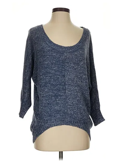 Pre-owned Ella Moss Pullover Sweater In Blue