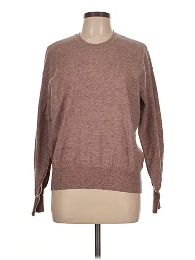 Pre-owned Ella Moss Pullover Sweater In Brown