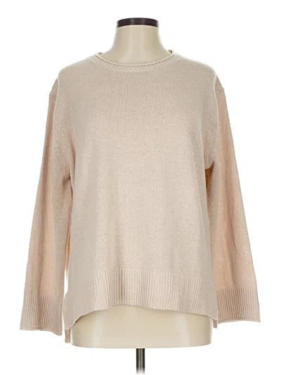 Pre-owned Ella Moss Pullover Sweater In Brown