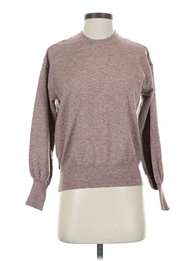 Pre-owned Ella Moss Pullover Sweater In Brown