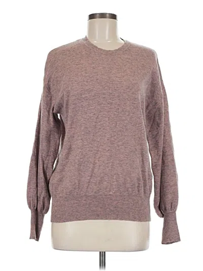 Pre-owned Ella Moss Pullover Sweater In Brown