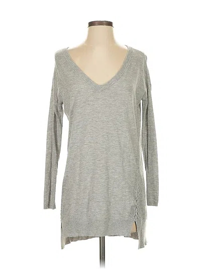 Pre-owned Ella Moss Pullover Sweater In Gray