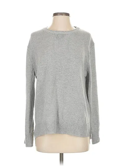 Pre-owned Ella Moss Pullover Sweater In Gray